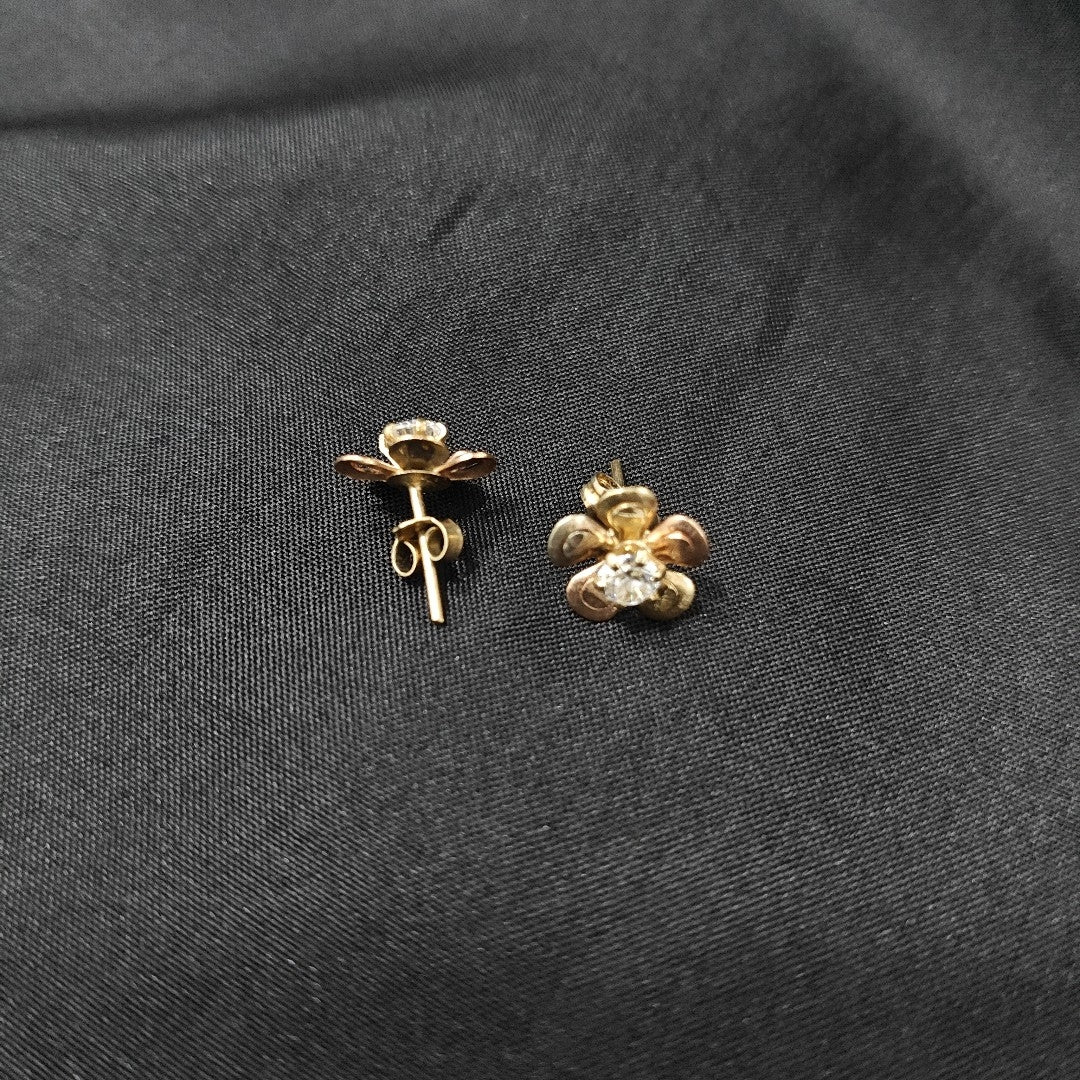 ARETES PAR ORO 10 K 1,30 GRMS (SEMINUEVO)
