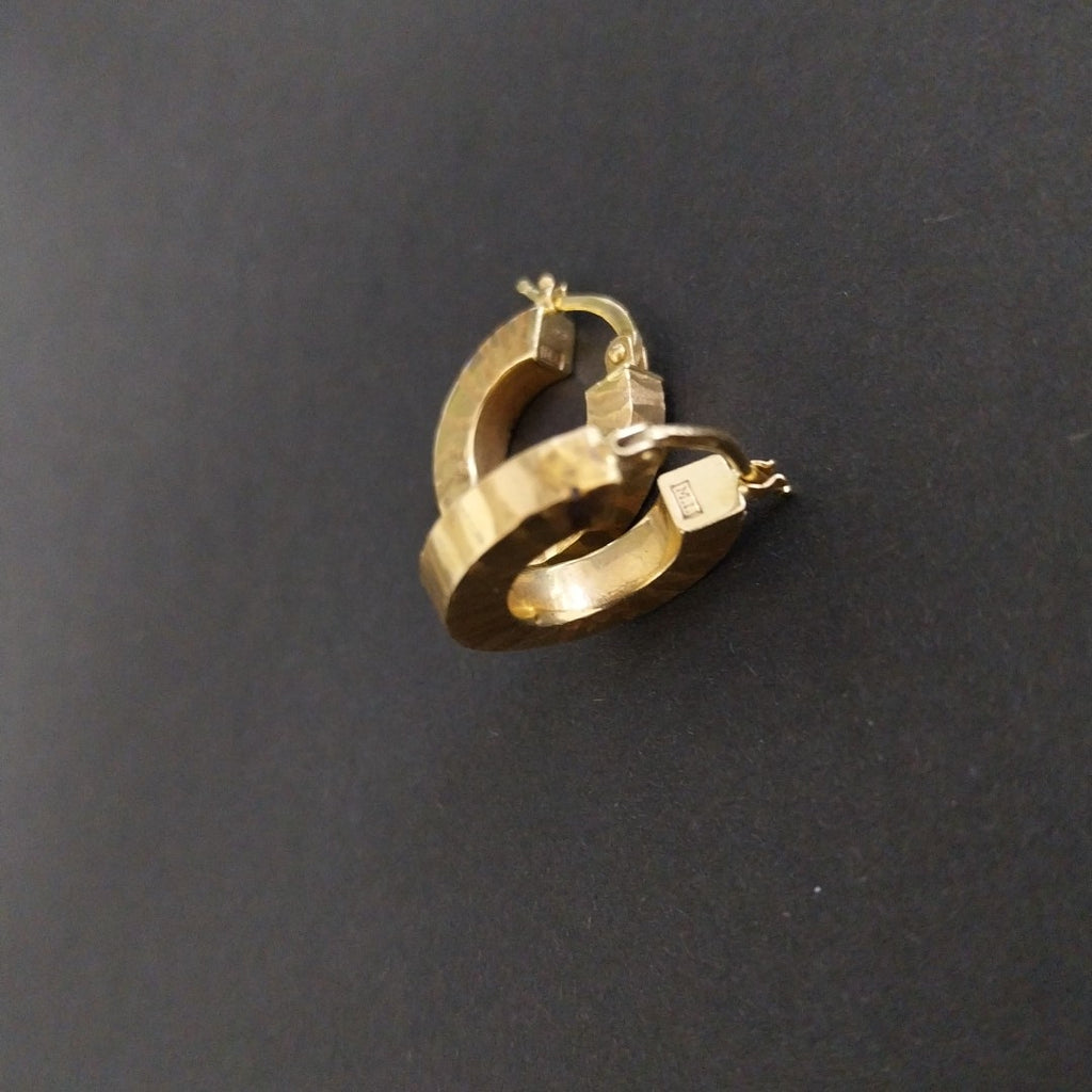 ARETES PAR ORO 14 K 3,20 GRMS (SEMINUEVO)
