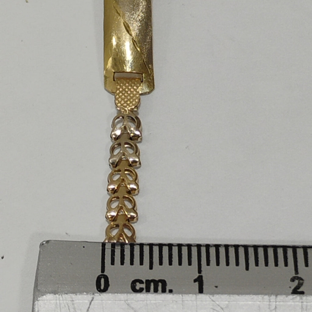 ESCLAVA ORO,ORO COMBINADO 10 K 2,50 GRMS (SEMINUEVO)