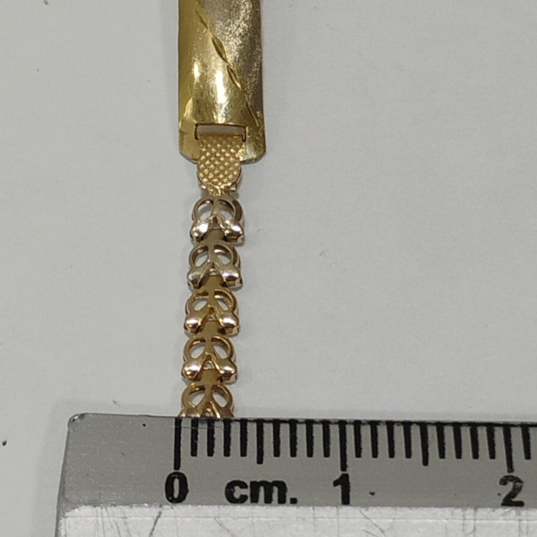 ESCLAVA ORO,ORO COMBINADO 10 K 2,50 GRMS (SEMINUEVO)