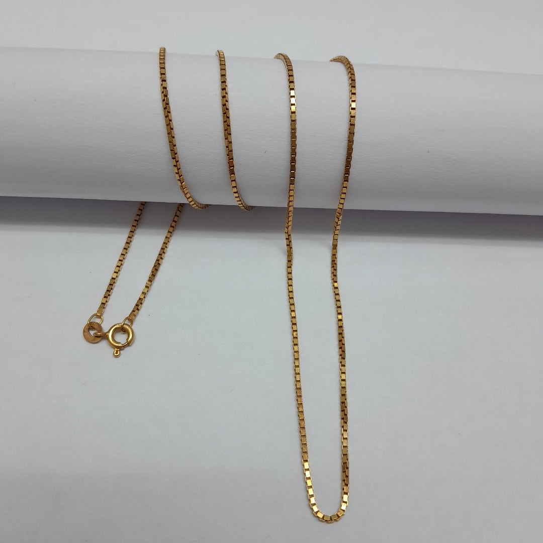 CADENA. ORO. 18 K 6.3 GRMS (SEMINUEVO)