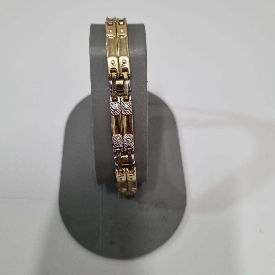 PULSERA. ORO, RODIADO 14 K 14.6 GRMS (SEMINUEVO)
