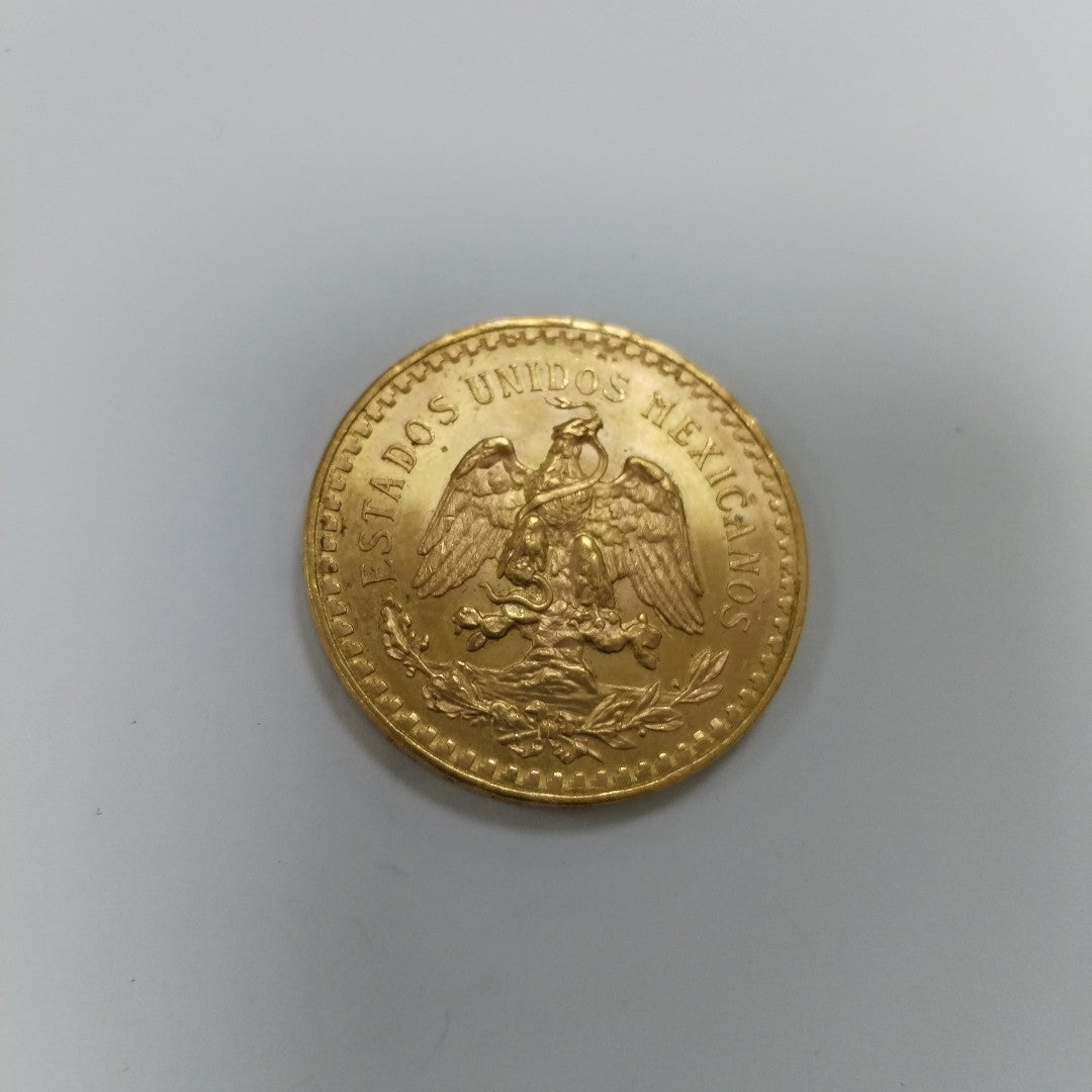 K1 41,60 GRMS - DTO. 0,00 GRMS - 21 K - AVALÚO 76003,20 * IDENTIFICACIÓN OTRO * MONEDAS PESOS 50 PESOS * MATERIALES (SEMINUEVO)