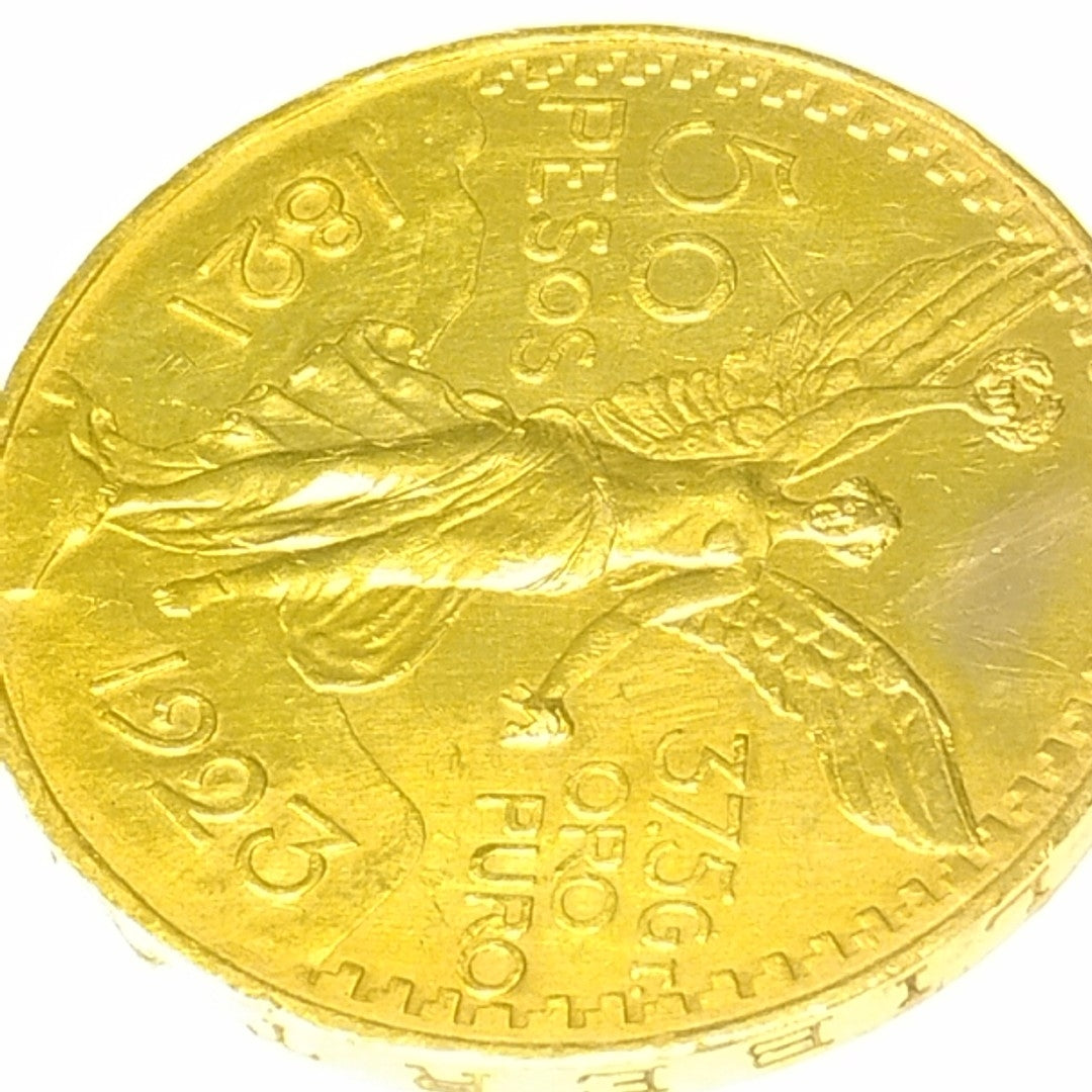 K1 41,60 GRMS - DTO. 0,00 GRMS - 21 K - AVALÚO 76003,20 * IDENTIFICACIÓN MONEDA NOMINATIVA * MONEDAS PESOS 50 PESOS (SEMINUEVO)