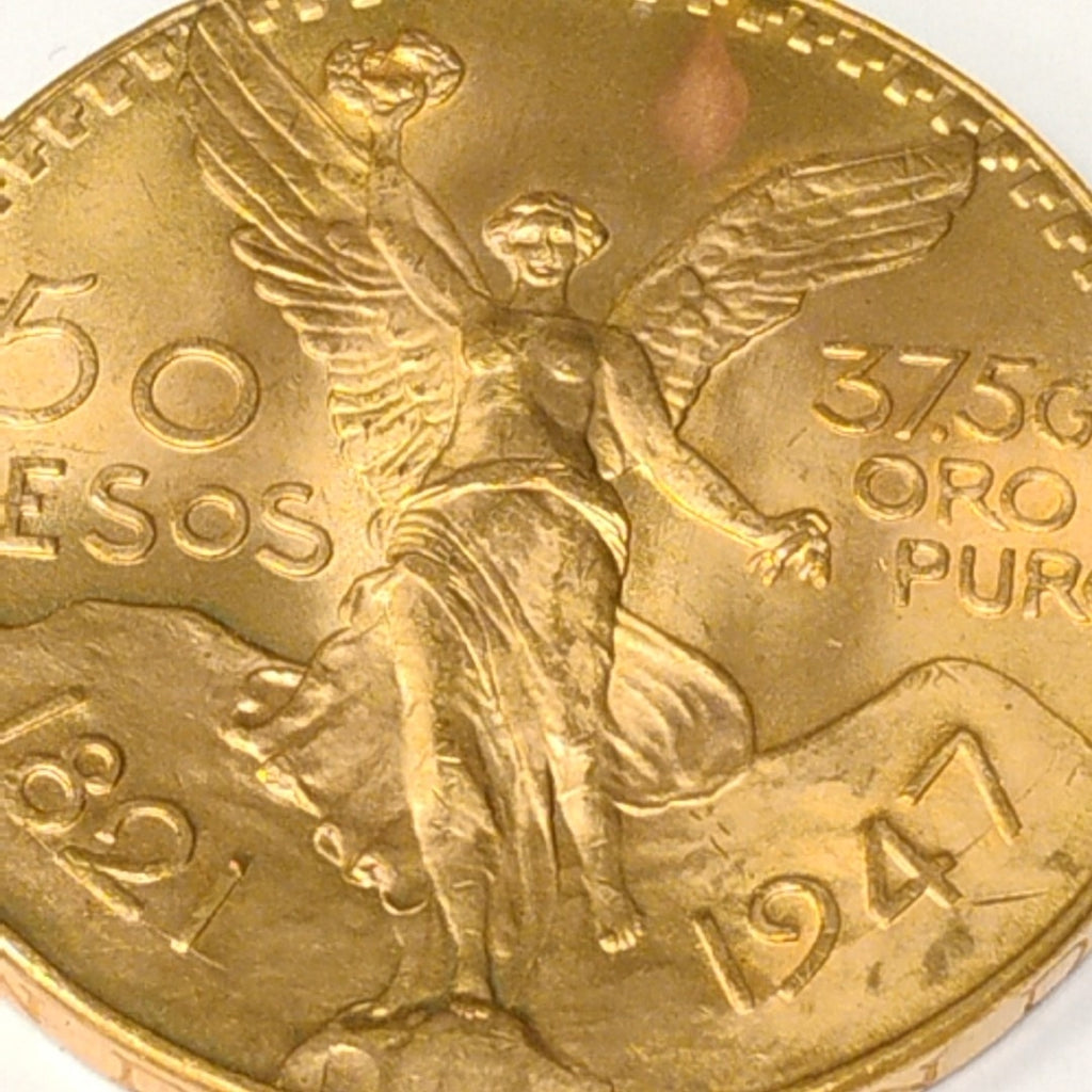 K1 41,60 GRMS - DTO. 0,00 GRMS - 21 K - AVALÚO 76003,20 * IDENTIFICACIÓN MONEDA NOMINATIVA * MONEDAS PESOS 50 PESOS (SEMINUEVO)