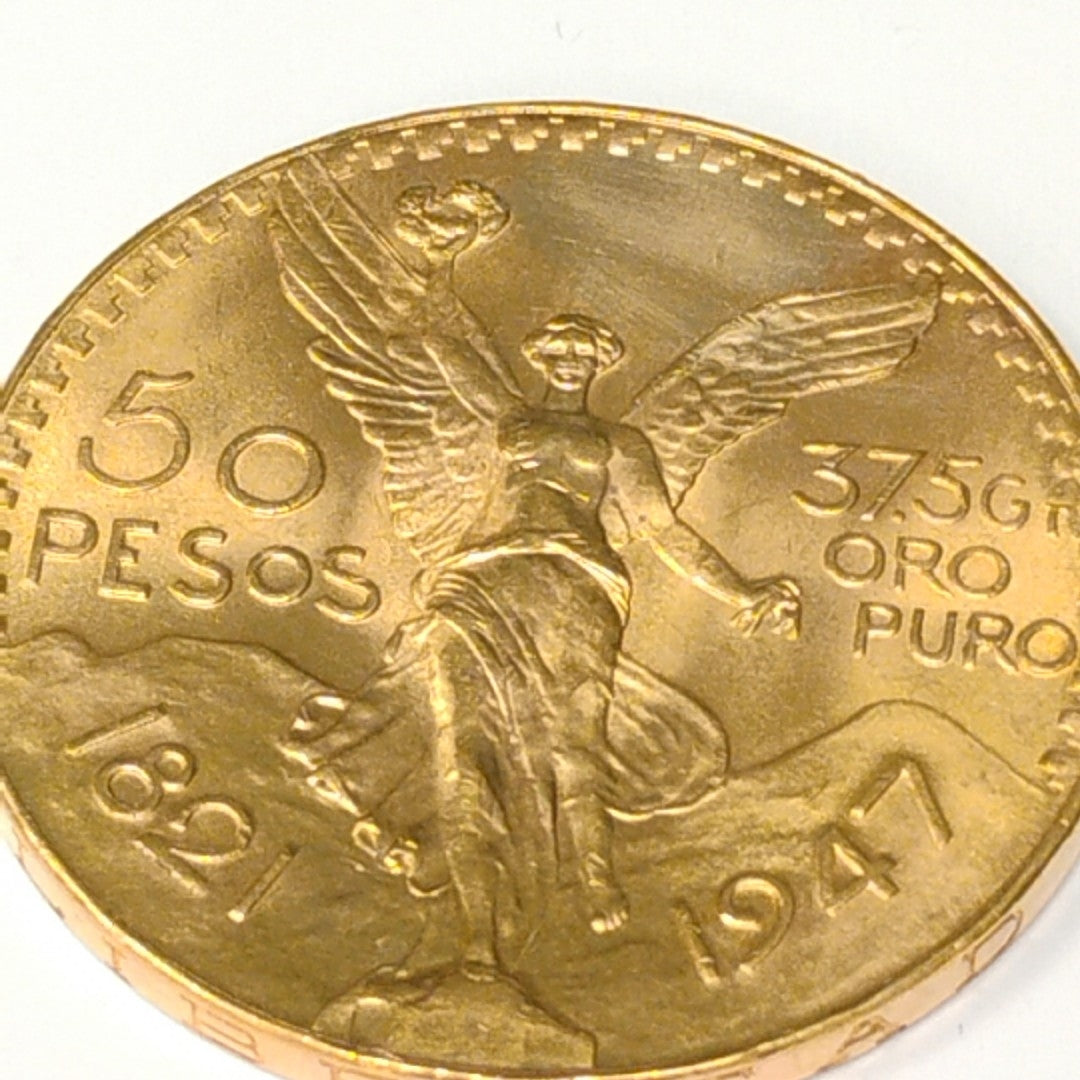 K1 41,60 GRMS - DTO. 0,00 GRMS - 21 K - AVALÚO 76003,20 * IDENTIFICACIÓN MONEDA NOMINATIVA * MONEDAS PESOS 50 PESOS (SEMINUEVO)