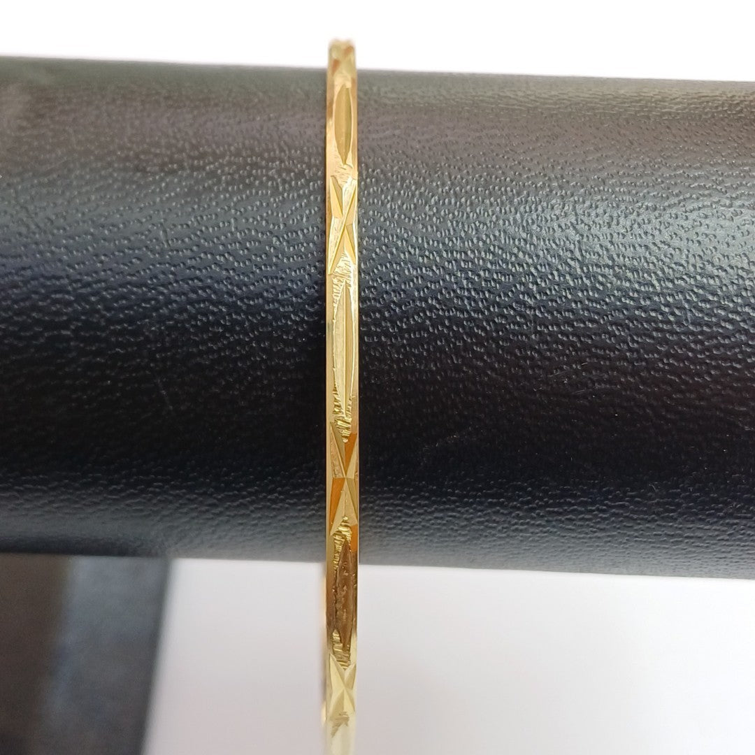 PULSERA RIGIDA ORO 14 K 3,80 GRMS (SEMINUEVO)