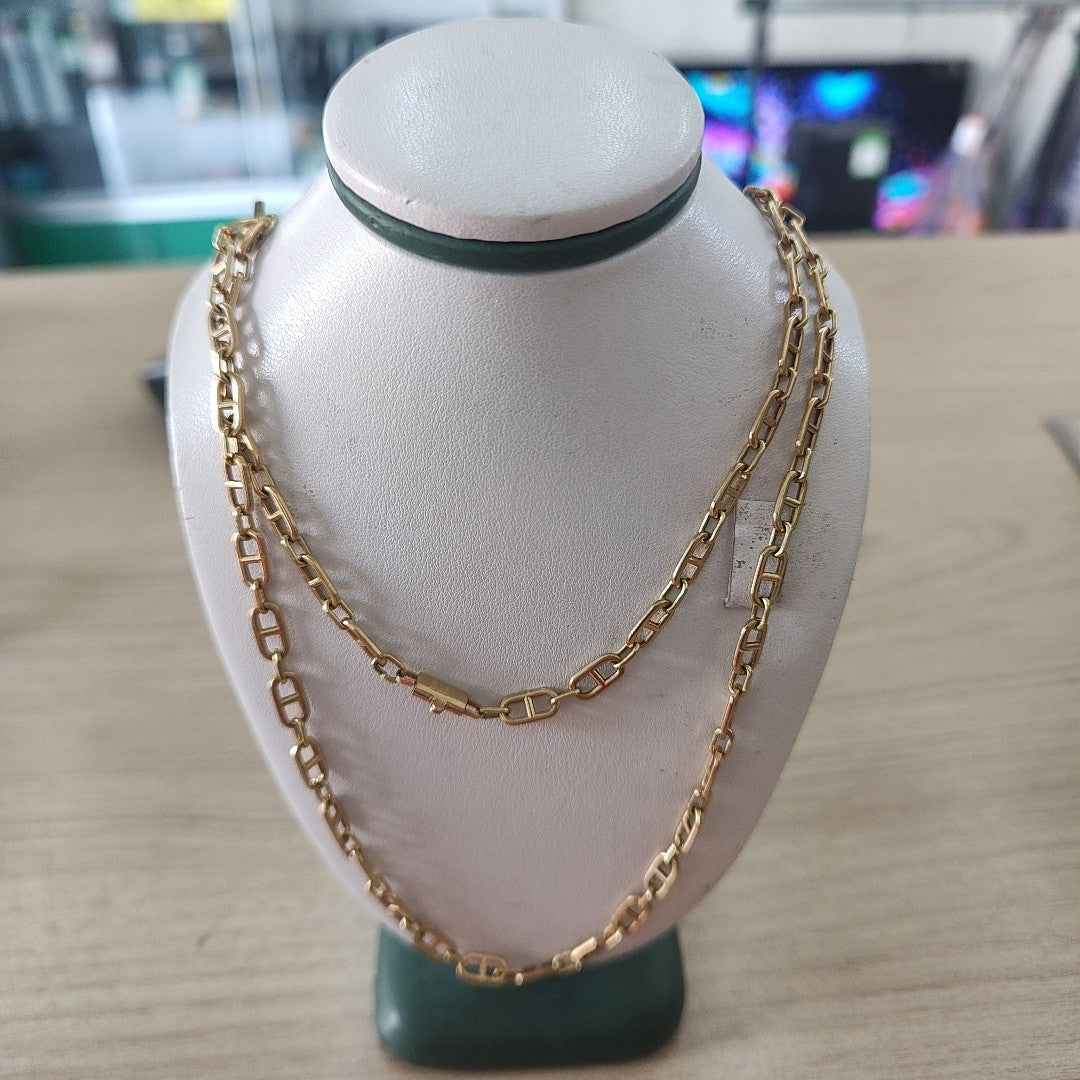 CADENA. ORO. 18 K 22.8 GRMS (SEMINUEVO)