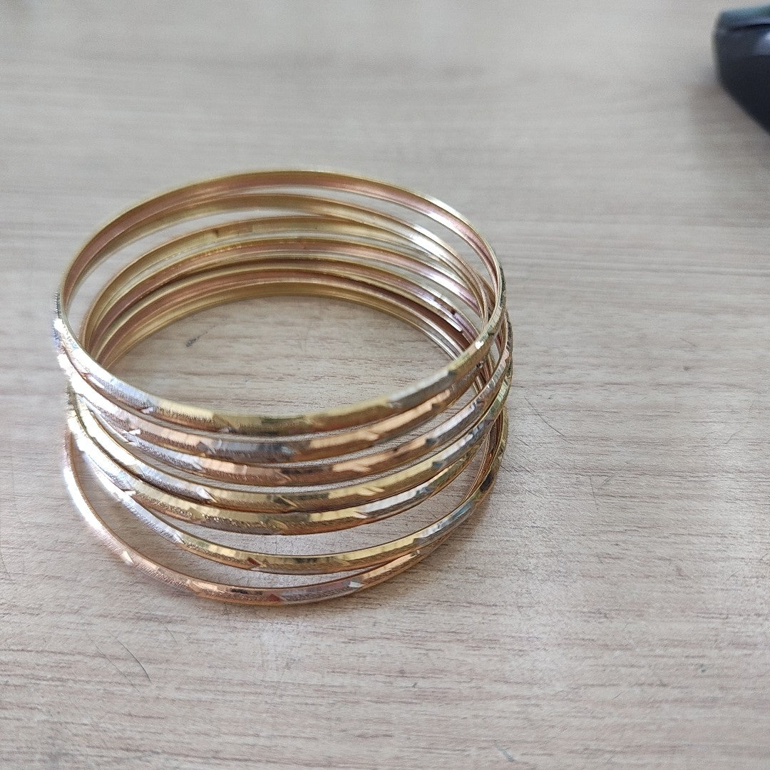 SEMANARIO DE PULSERAS. ORO. 14 K 28.8 GRMS (SEMINUEVO)