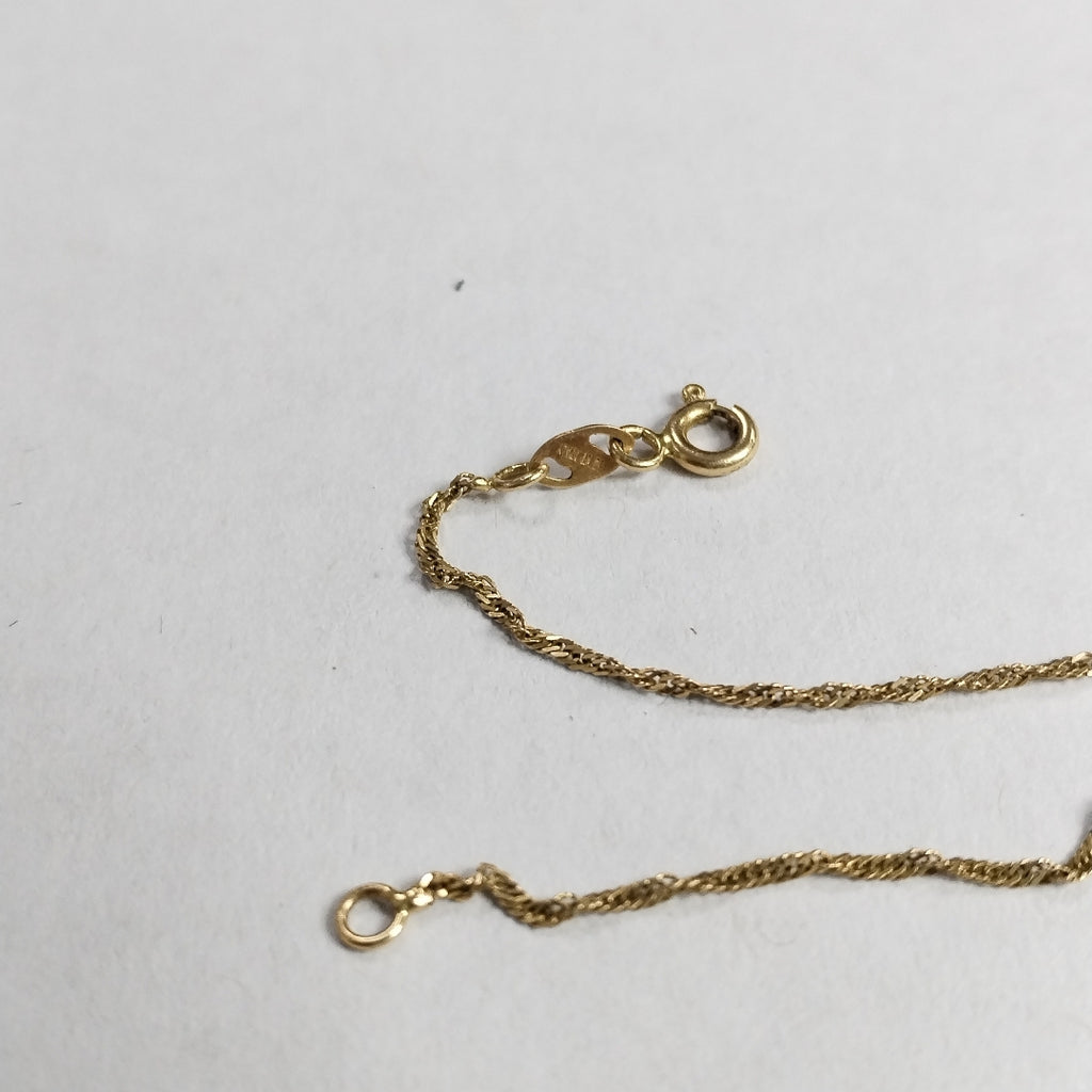 CADENA ORO COMBINADO 14 K 3,20 GRMS (SEMINUEVO)