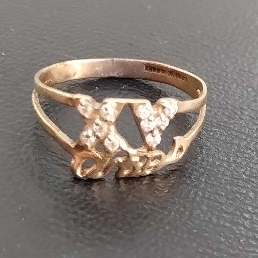 ANILLITO ORO 10 K 1,60 GRMS (SEMINUEVO)