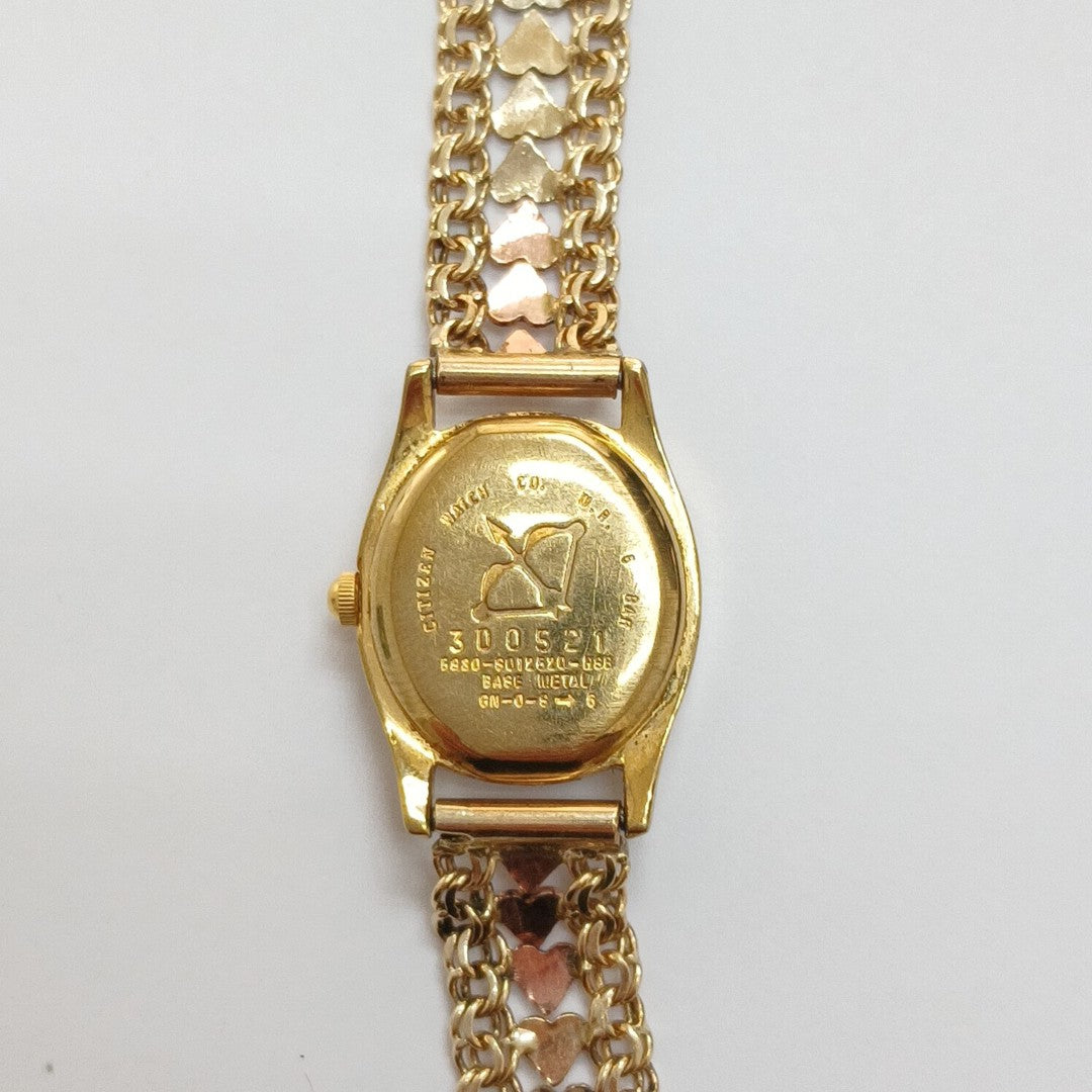 RELOJ CAJA ACERO PULSO ORO. ORO. 10 K 21.5 GRMS (SEMINUEVO)