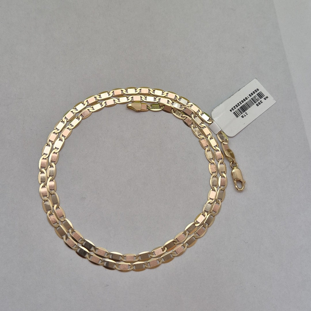 CADENAS VALENTINA/ESPEJO ORO 14K 10 (NUEVO)