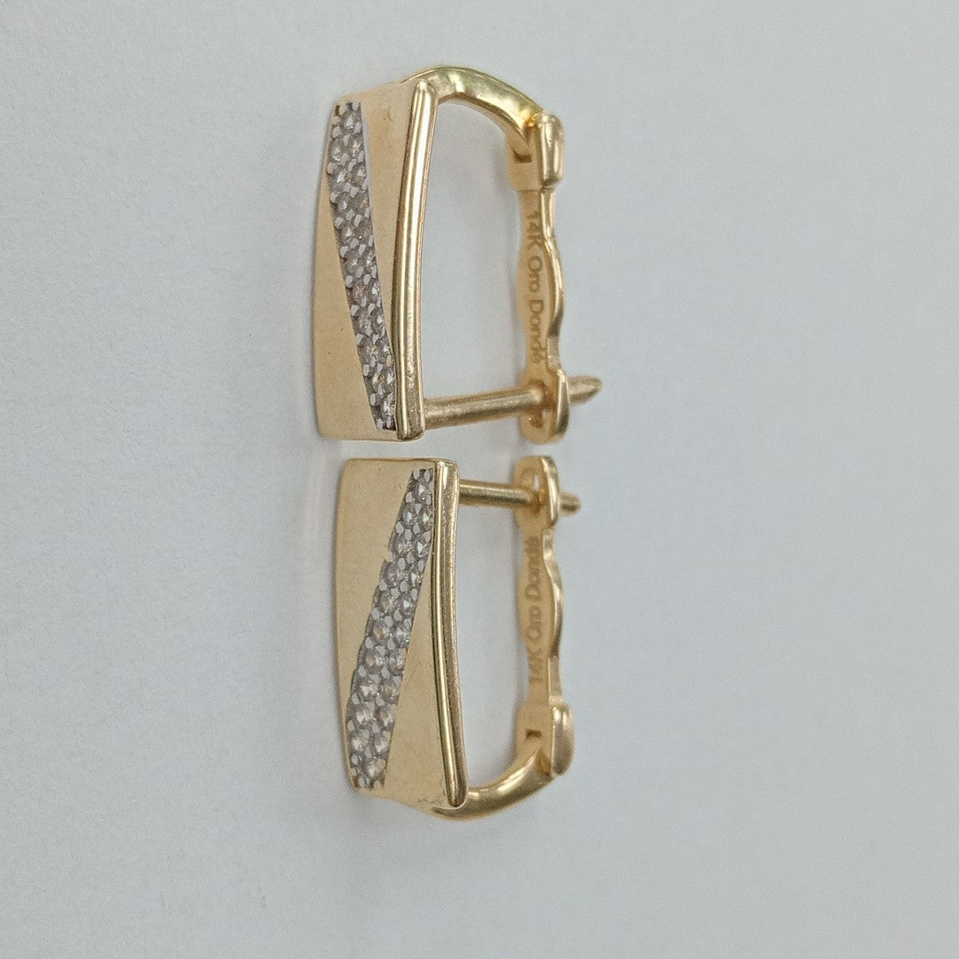 BROQUELES ORO 14K 2.9 (NUEVO)