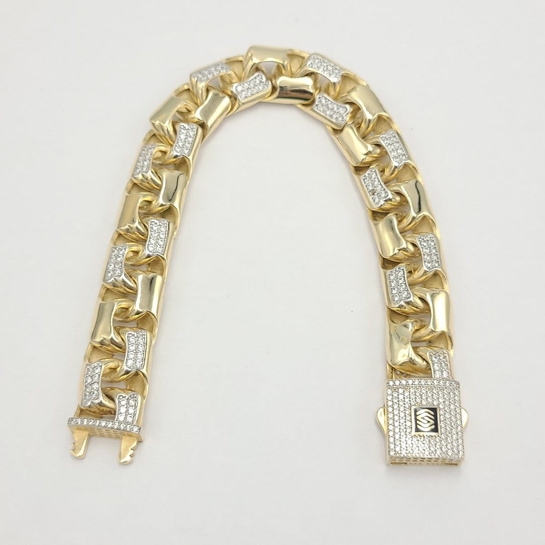 PULSERA ORO 14 K 30,70 GRMS (SEMINUEVO)