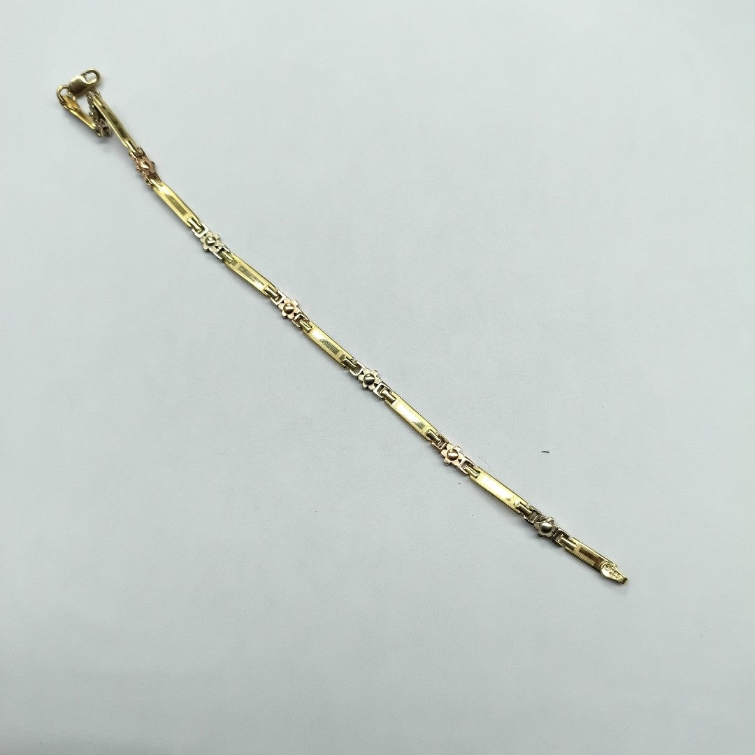 PULSERA. ORO. 14 K 3.6 GRMS (SEMINUEVO)