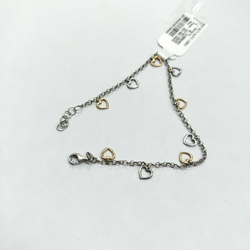 PULSERA ORO COMBINADO 14 K 2,70 GRMS (SEMINUEVO)