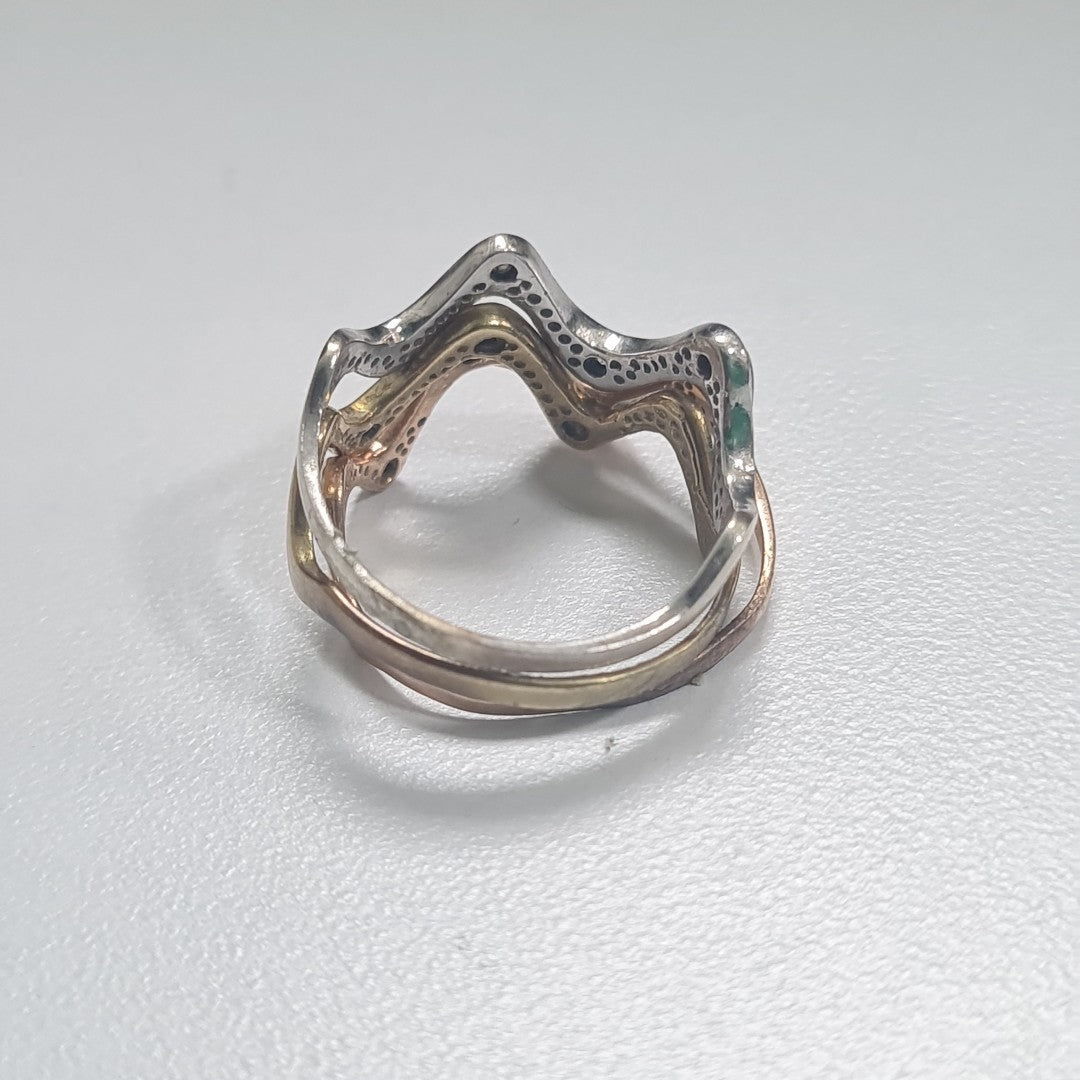 ANILLO. ORO. 10 K 4 GRMS (SEMINUEVO)