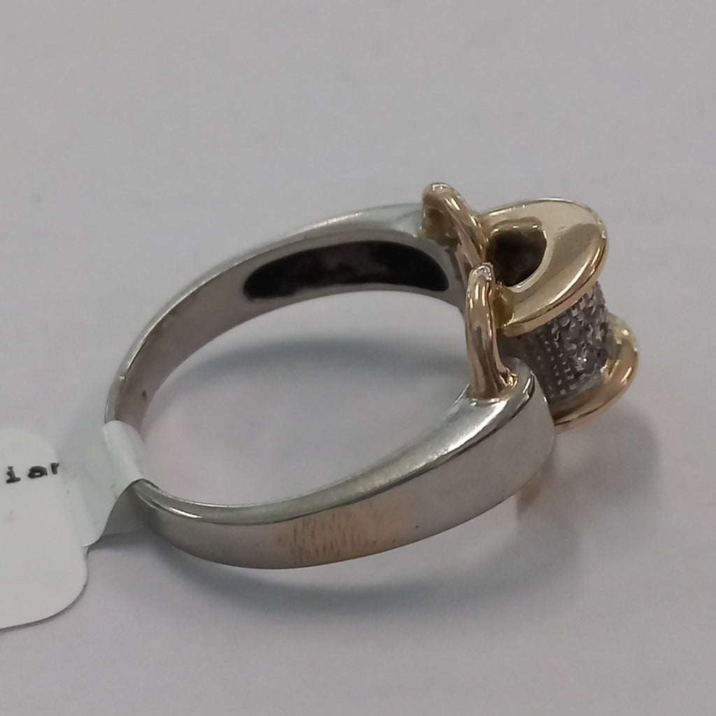 ANILLO ORO BLANCO 14 K 7,30 GRMS (SEMINUEVO)
