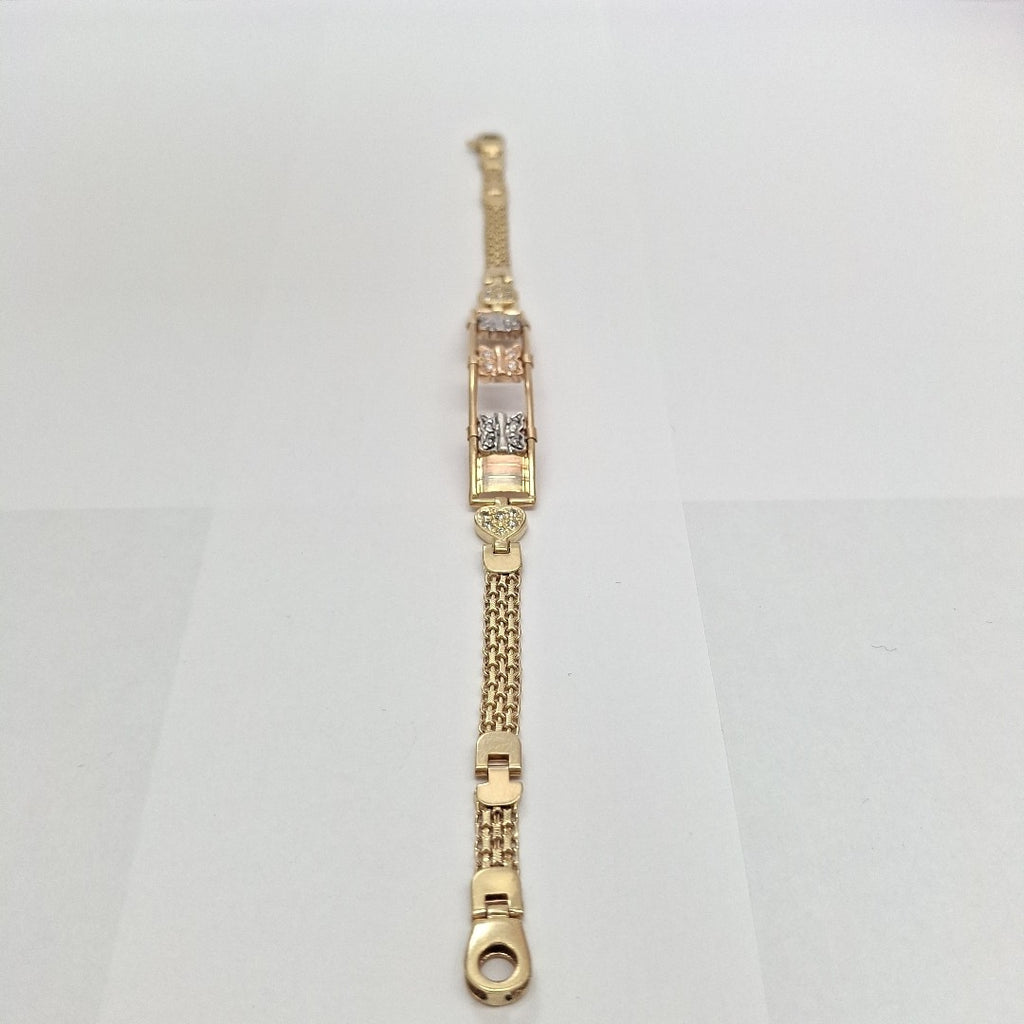 ESCLAVA. ORO COMBINADO. 14 K 12 GRMS (SEMINUEVO)