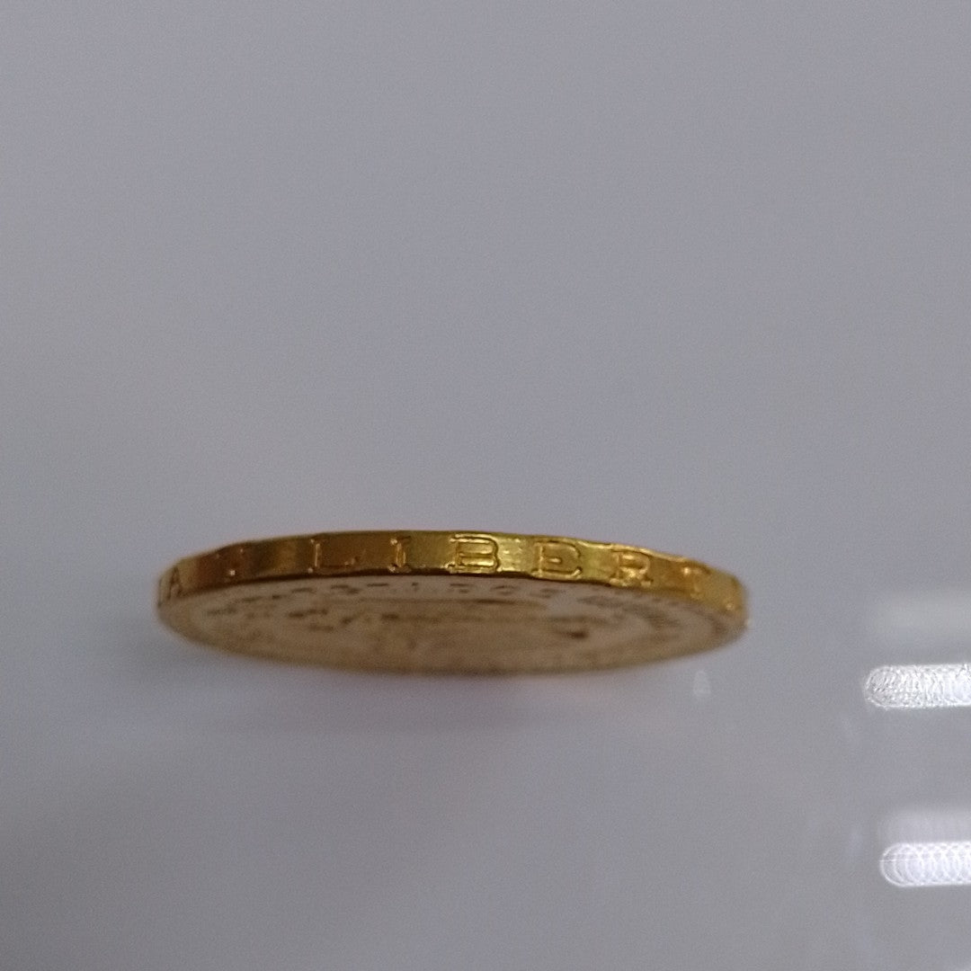 K1 41,60 GRMS - DTO. 0,00 GRMS - 21 K - AVALÚO 76003,20 * IDENTIFICACIÓN MONEDA NOMINATIVA * MONEDAS PESOS 50 PESOS (SEMINUEVO)