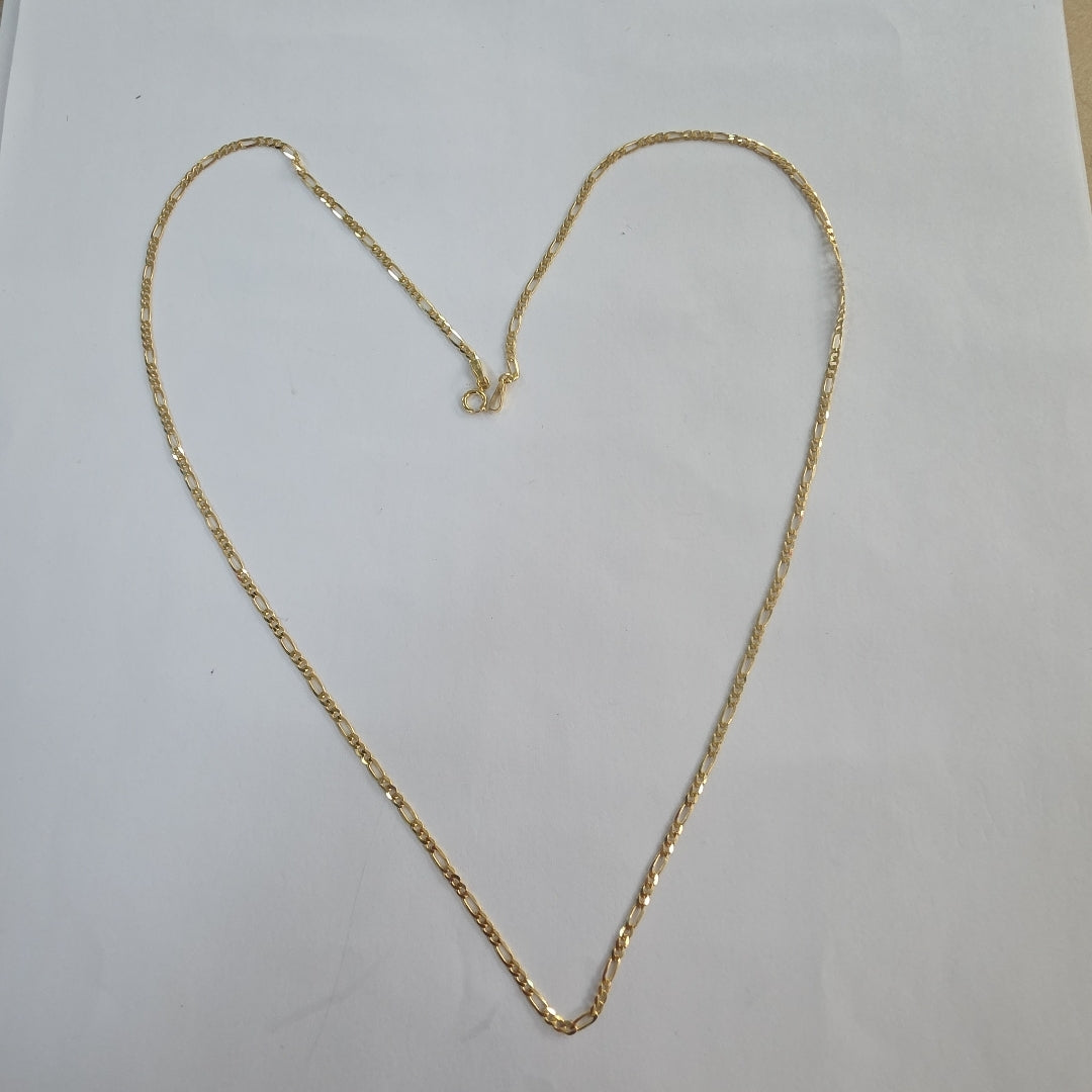CADENAS CARTIER 3*1 AMARILLA ORO 14K 3.4 (NUEVO)