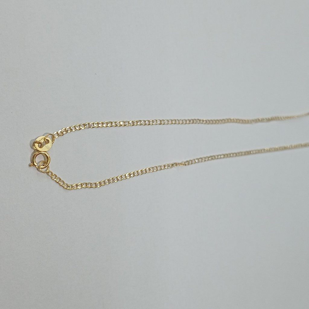 CADENAS BARBADA DIAMANTADA ORO 14K 2.1 (NUEVO)