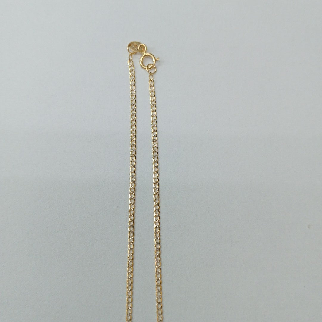CADENAS BARBADA DIAMANTADA ORO 14K 1.9 (NUEVO)