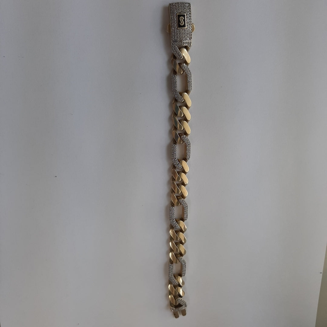 PULSERA. ORO. 14 K 18.3 GRMS (SEMINUEVO)