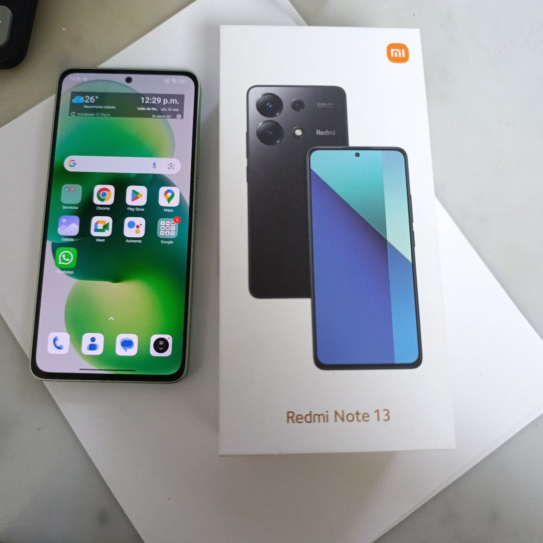 CELULAR XIAOMI REDMI NOTE 13 23129RA5FL (2024) 256 GB 8 GB RAM (SEMINUEVO)
