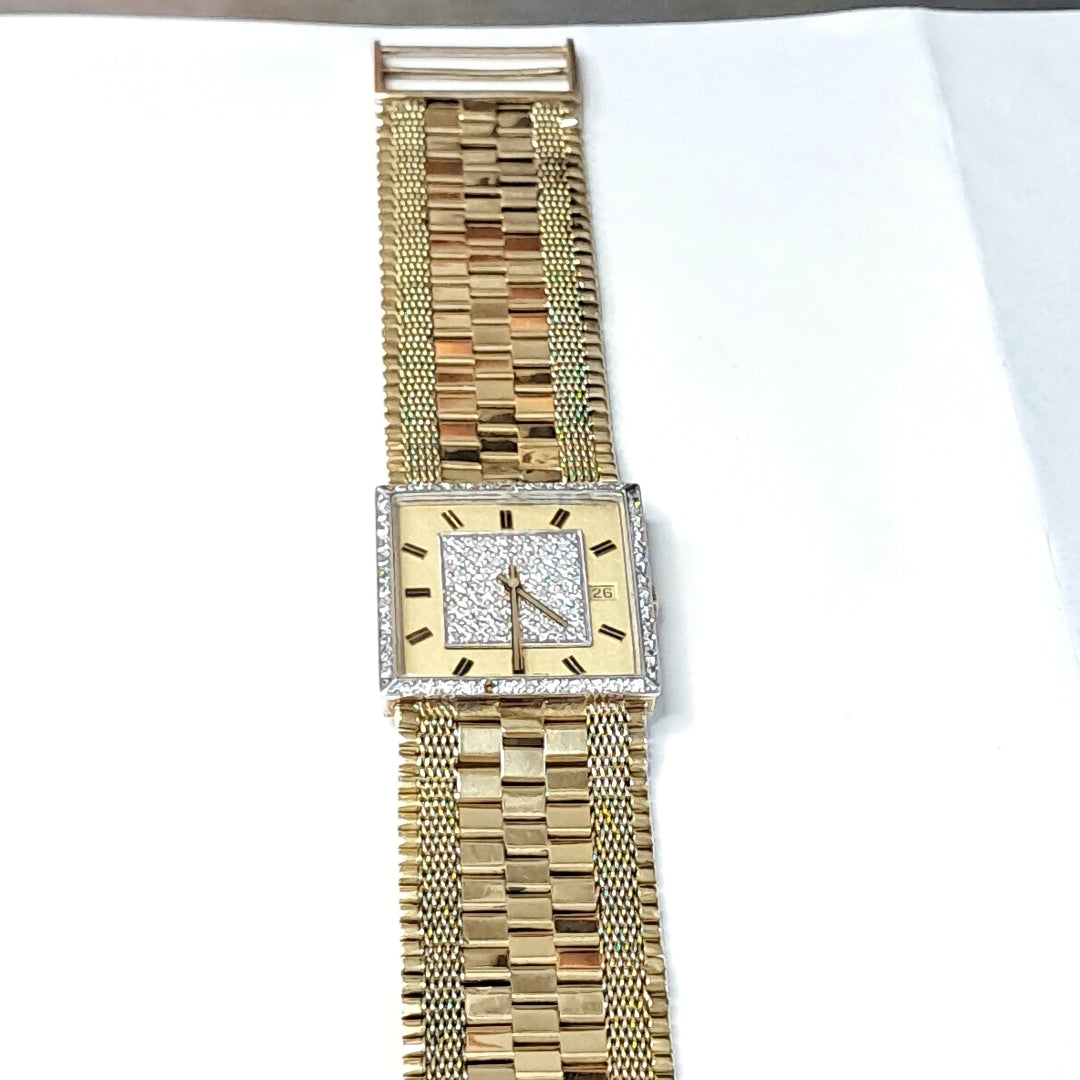 RELOJ CAJA Y PULSO ORO ORO 18 K 102,50 GRMS (SEMINUEVO)