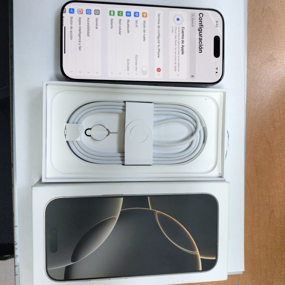 CELULAR APPLE IPHONE 16 PRO A3292 (2024) 128 GB 8 GB RAM (SEMINUEVO)