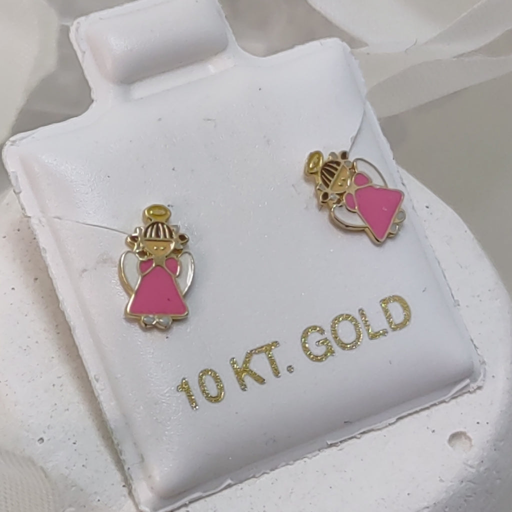 BROQUELES ORO 10K 1 (NUEVO)