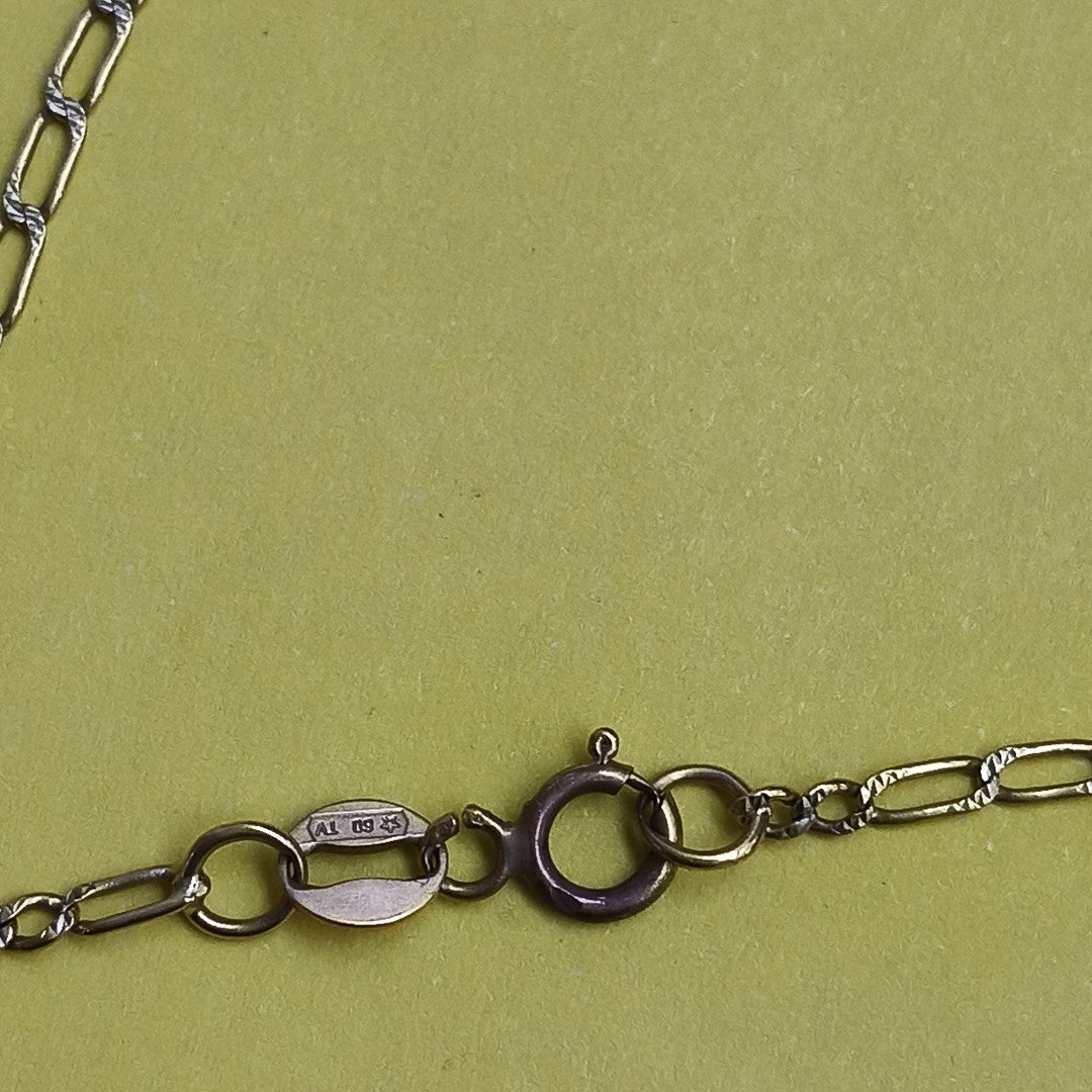 CADENA,MEDALLA RELIGIOSA ORO 10 K 4,30 GRMS (SEMINUEVO)