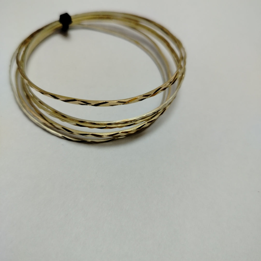 SEMANARIO DE PULSERAS. ORO. 14 K 19.6 GRMS (SEMINUEVO)