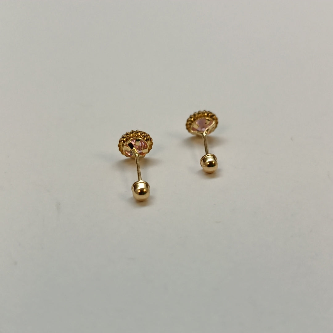 BROQUELES ORO 14K 1 (NUEVO)