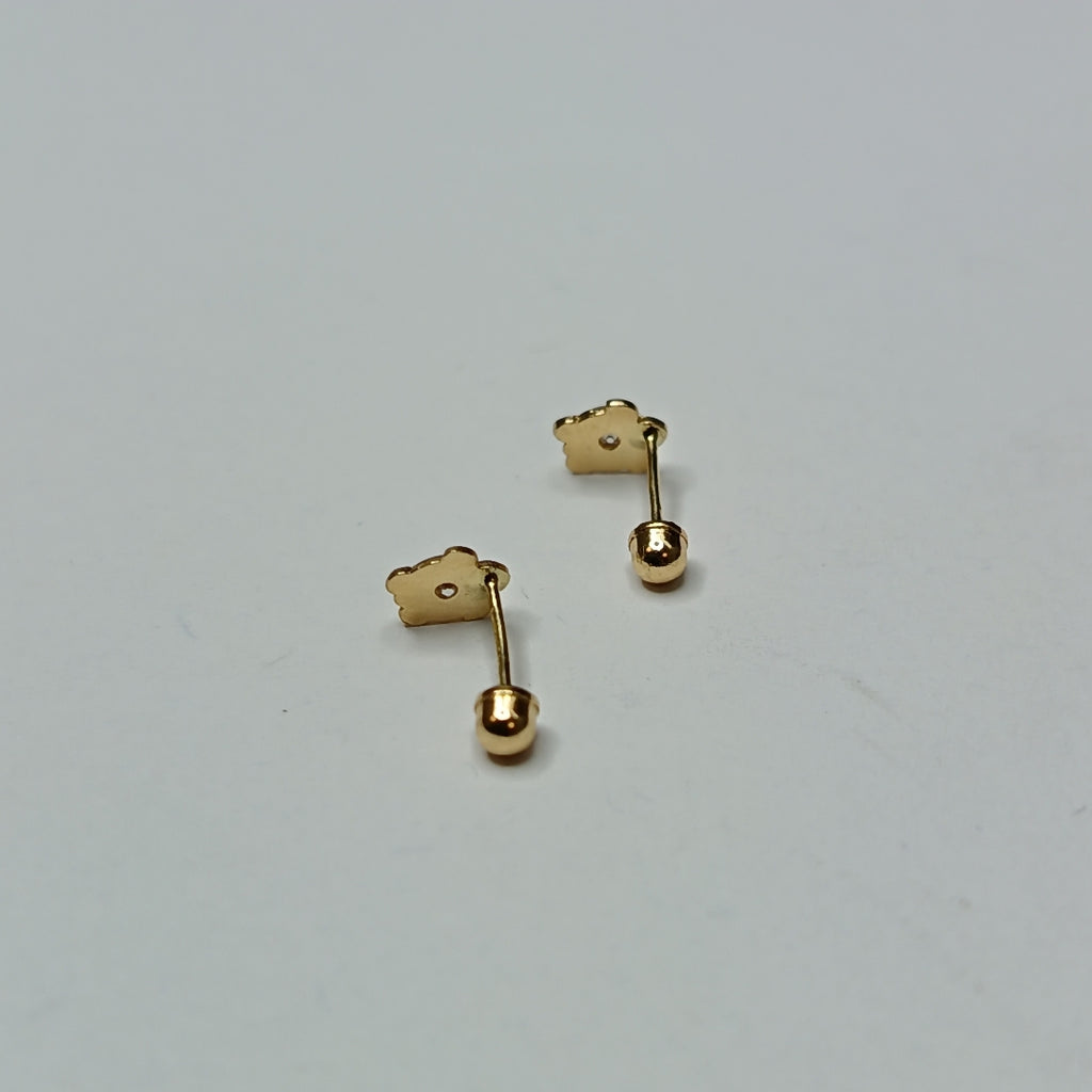BROQUELES ORO 14K 1 (NUEVO)