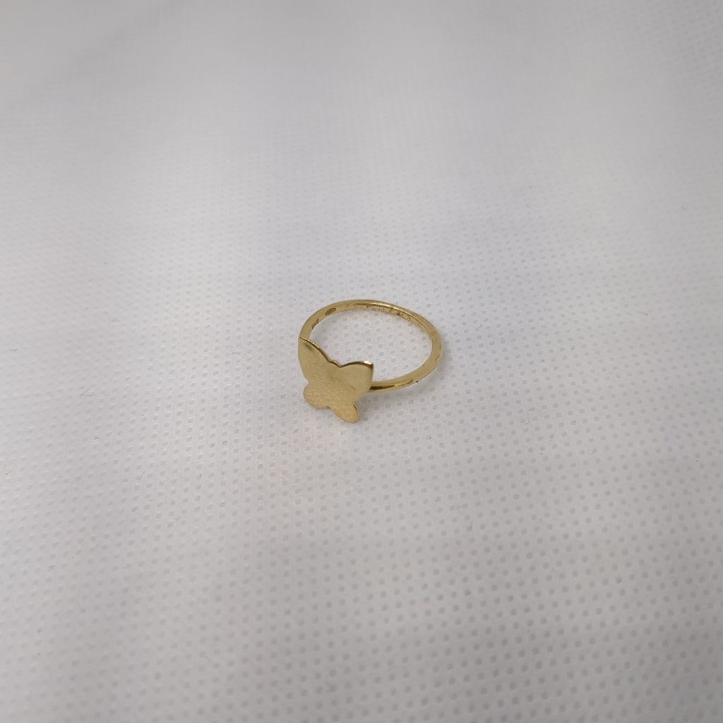 10155AND00050B2859 FRD12 ANILLO DE MARIPOSA PULIDA ORO 14K 1.6GRS (NUEVO)