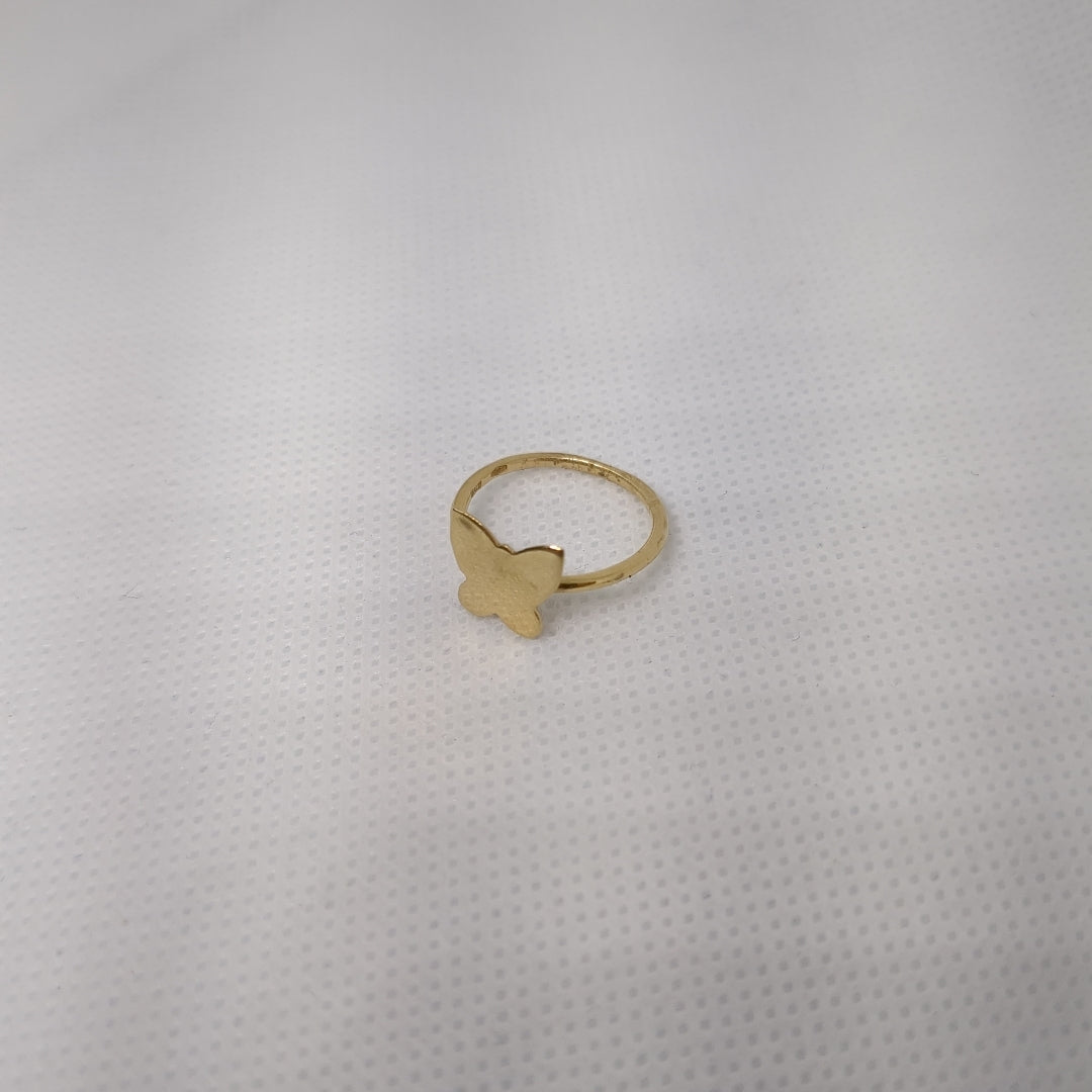 10155AND00050B2859 FRD12 ANILLO DE MARIPOSA PULIDA ORO 14K 1.6GRS (NUEVO)