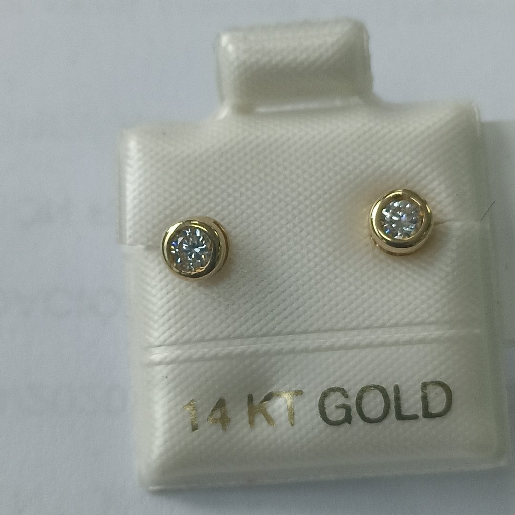 BROQUELES ORO 14K 0.8 (NUEVO)