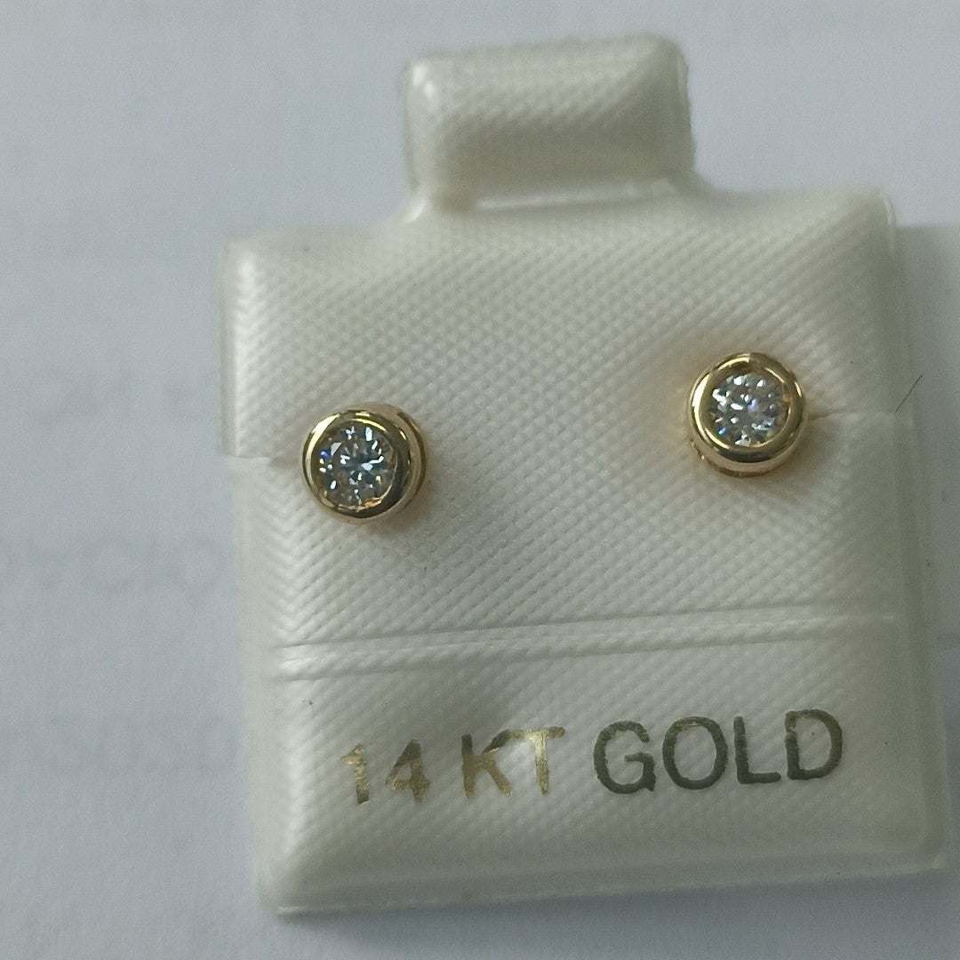 BROQUELES ORO 14K 0.8 (NUEVO)