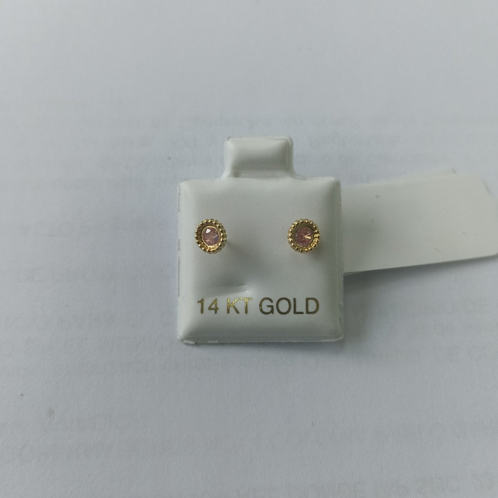 BROQUELES ORO 14K 1 (NUEVO)