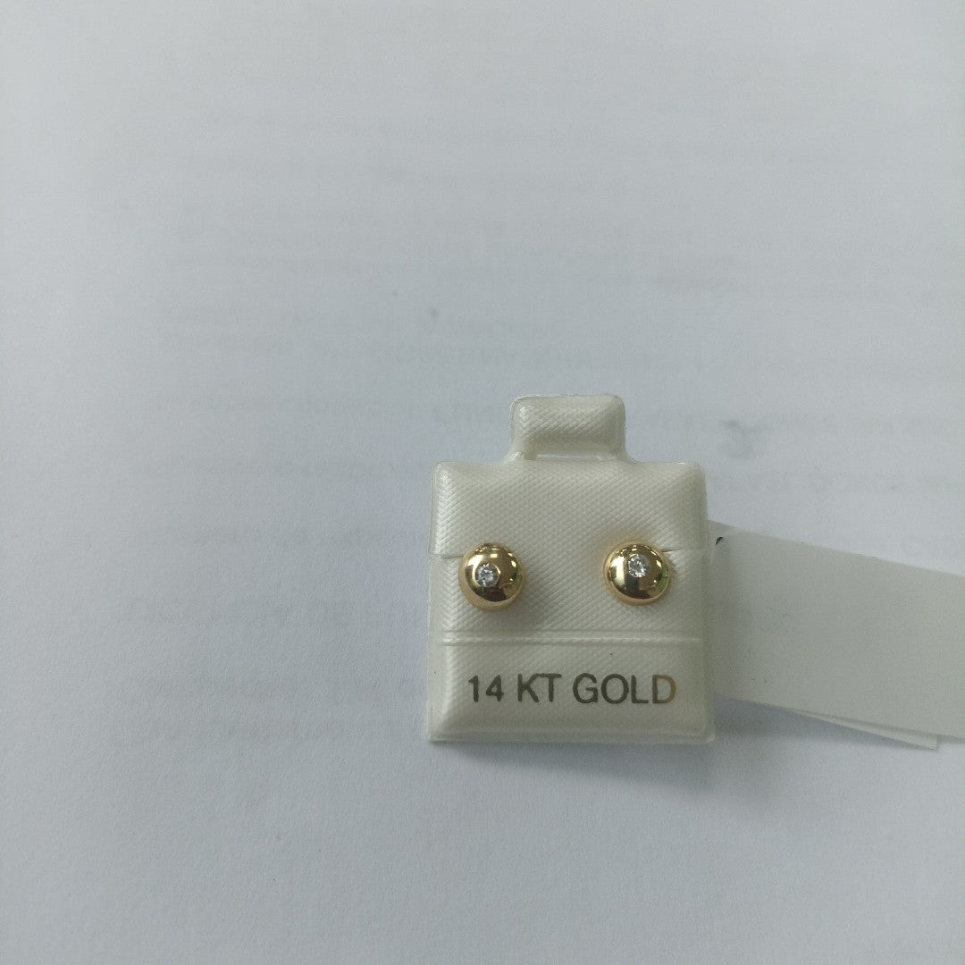BROQUELES ORO 14K 0.9 (NUEVO)