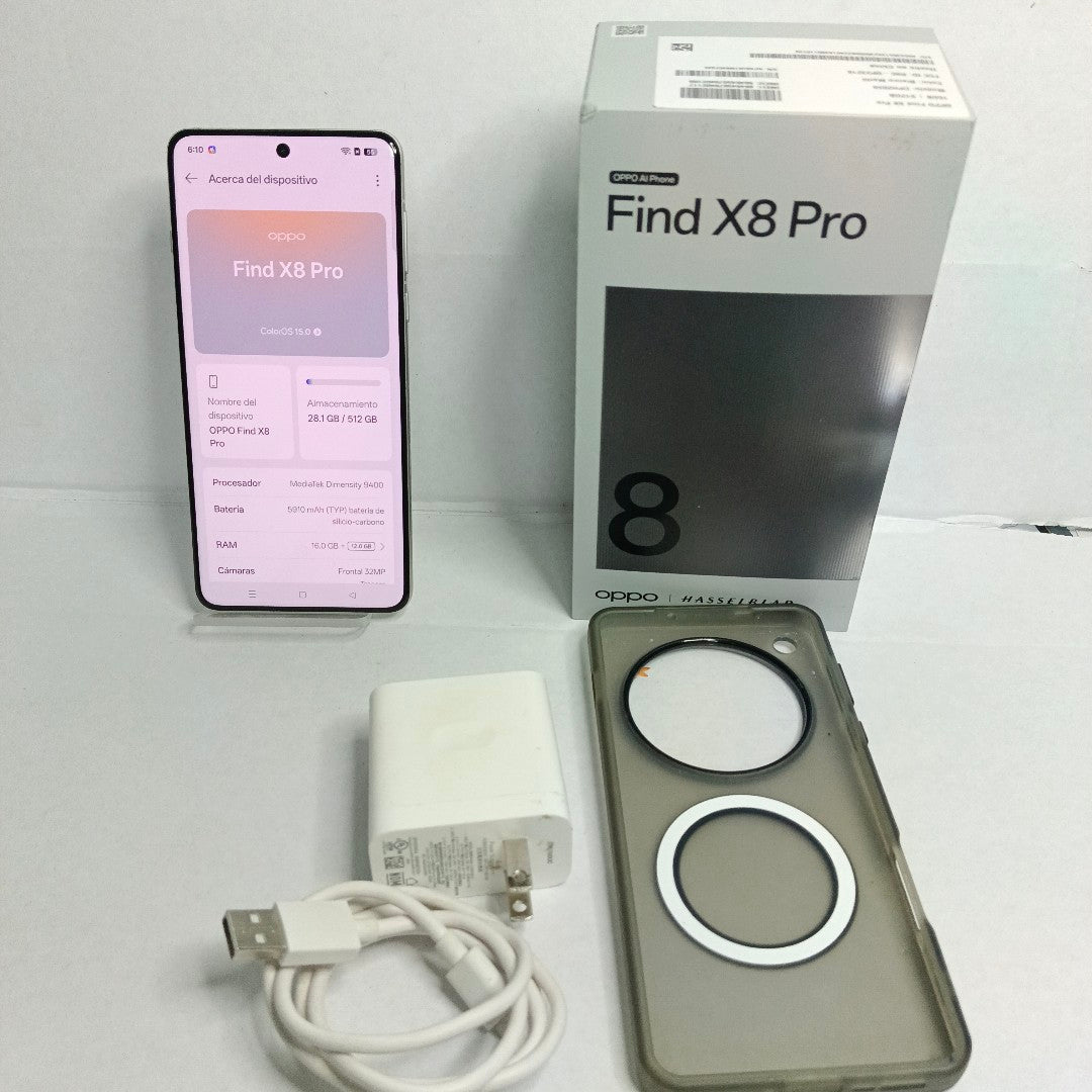 CELULAR OPPO  FIND X8 PRO CPH2659 512 GB 16 GB RAM (SEMINUEVO)