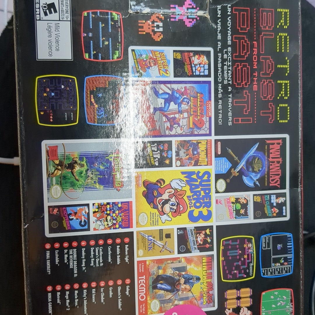 CONSOLA DE VIDEOJUEGO NINTENDO SUPER NES CLASSIC MINI 21 JUEGOS PRECARGADOS (SEMINUEVO)