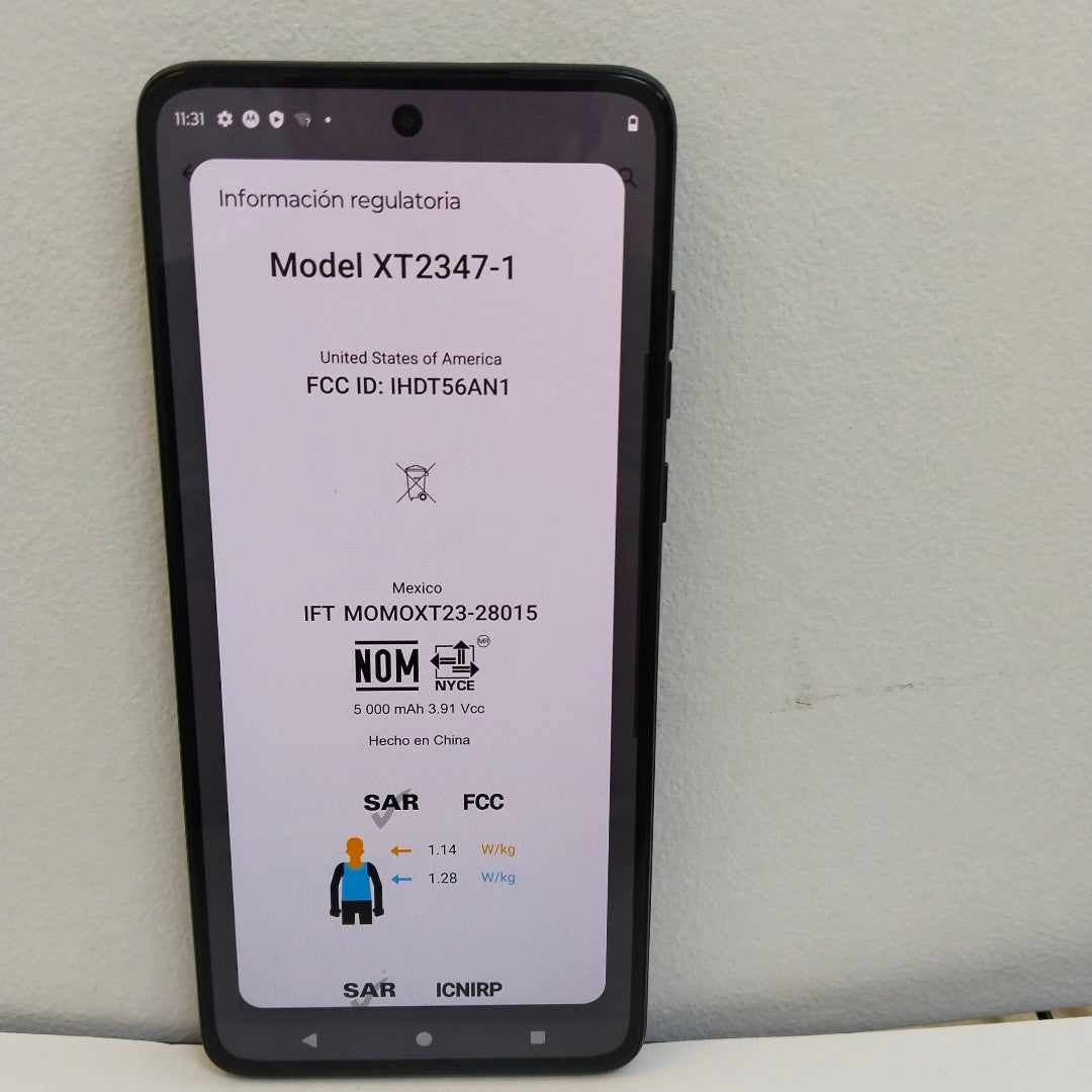 CELULAR MOTOROLA MOTO G84 XT2347-1 (2023) 256 GB 8 GB RAM (SEMINUEVO)