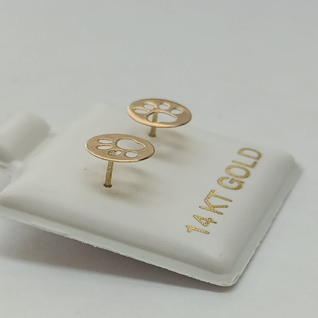 BROQUELES ORO 14K 1 (NUEVO)
