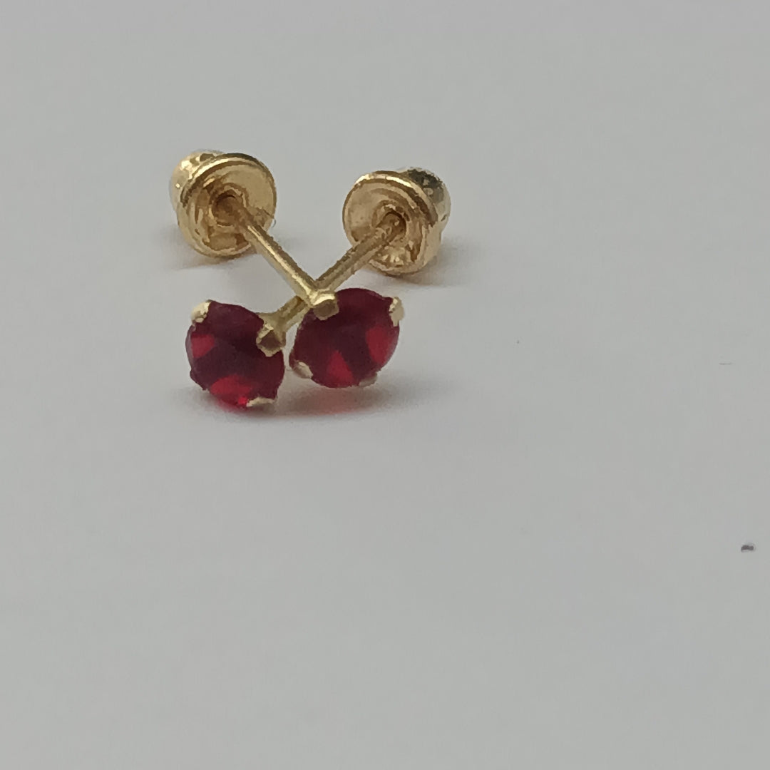 BROQUELES ORO 14K 1 (NUEVO)