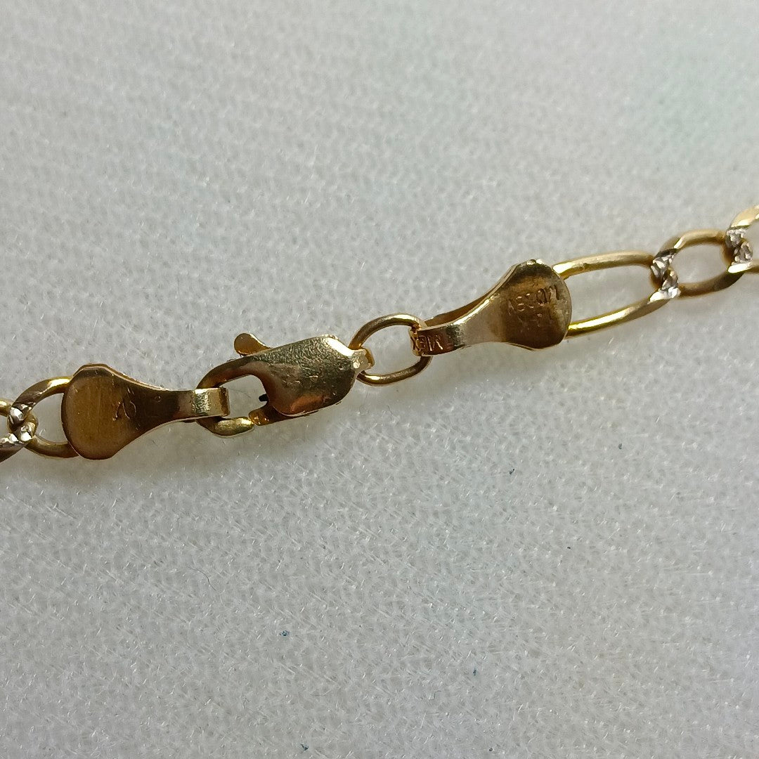 CADENA. ORO. 14 K 9.8 GRMS (SEMINUEVO)