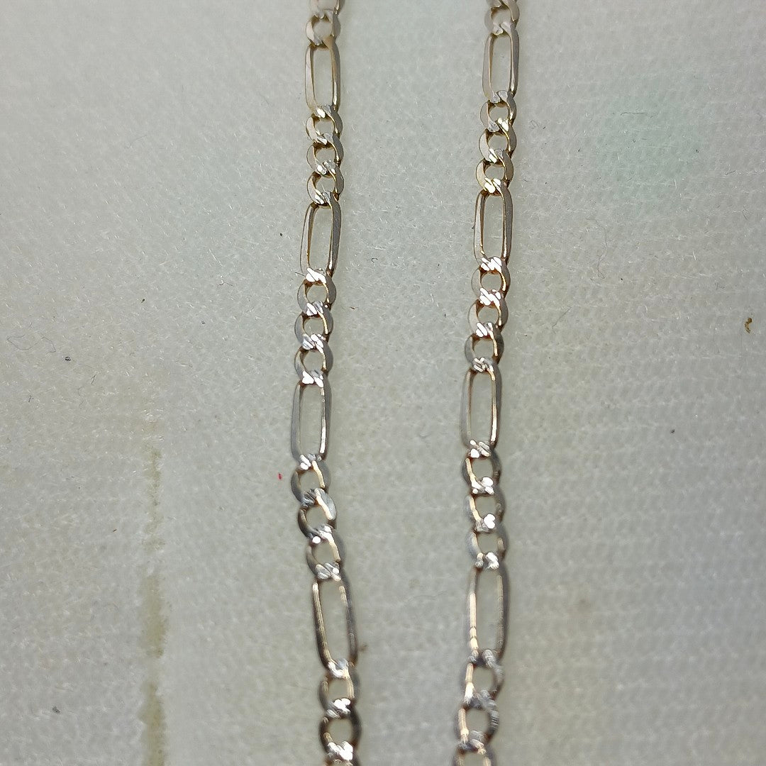 CADENA. ORO BLANCO. 14 K 2.8 GRMS (SEMINUEVO)